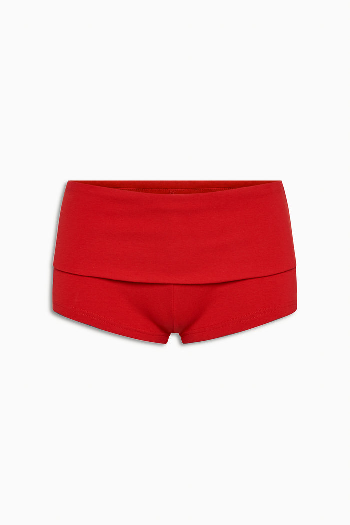 x JENNIE Eva Cotton Mini Shorts - Roses