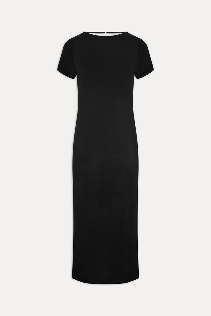 x JENNIE Rosalie Knit Midi Dress - Black