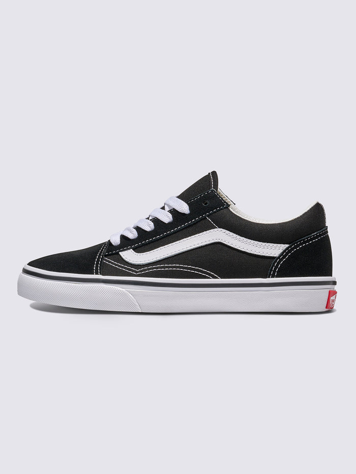 Zapatilla Junior (8 a 14 años) Old Skool Negro Vans