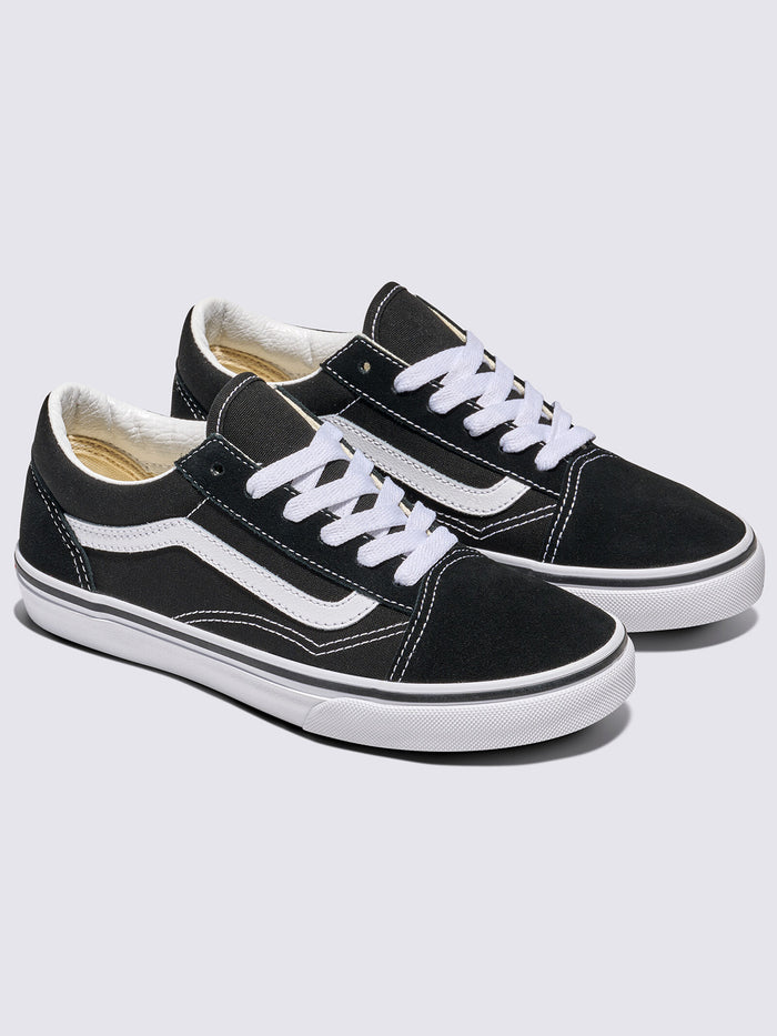 Zapatilla Junior (8 a 14 años) Old Skool Negro Vans