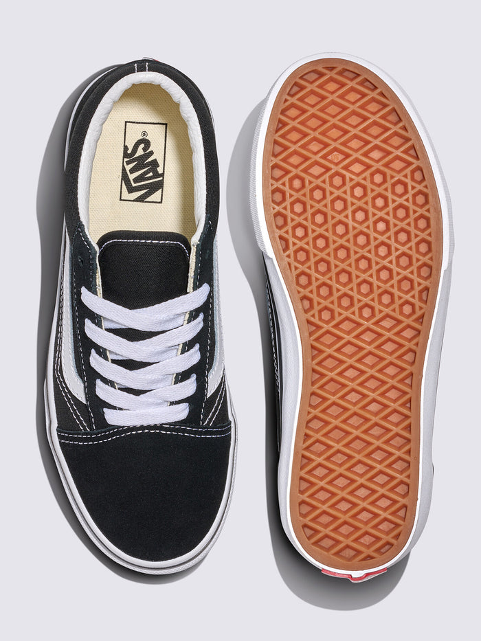 Zapatilla Junior (8 a 14 años) Old Skool Negro Vans