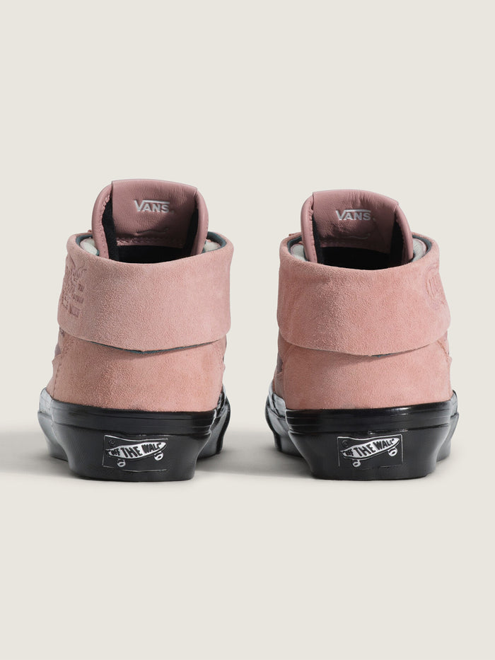 Zapatilla Mujer Premium Half Caballero Rosado Vans