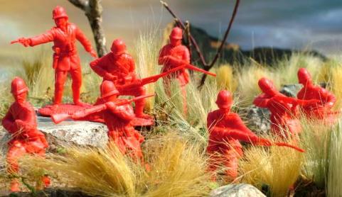 ZULU WAR 24TH FOOT SET #1 (16 FIGURES IN 8 POSES)