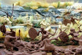 ZULU WAR 24TH FT. SET #2 IN TAN (16 FIGS IN 8 POSES)